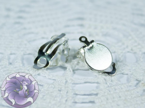 Основа для кліпс №07 колір срібло
