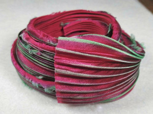 Шовкова Стрічка Шиборі (Shibori silk ribbon) L235