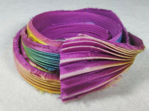 Шовкова Стрічка Шиборі (Shibori silk ribbon) L234