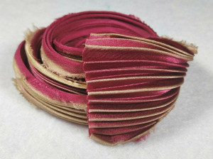 Шовкова Стрічка Шиборі (Shibori silk ribbon) L237