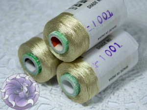 Нитки віскоза для пензлів 150D/2 500м колір №1001